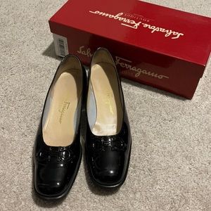 Salvatore Ferragamo patten leather believe
